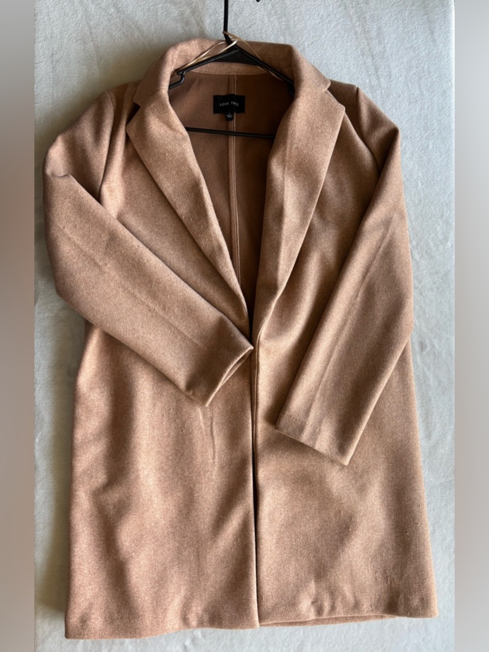 Mid-length Coat- Love Tree Dress Coat (NYC- Style Overcoat) Women’s Large